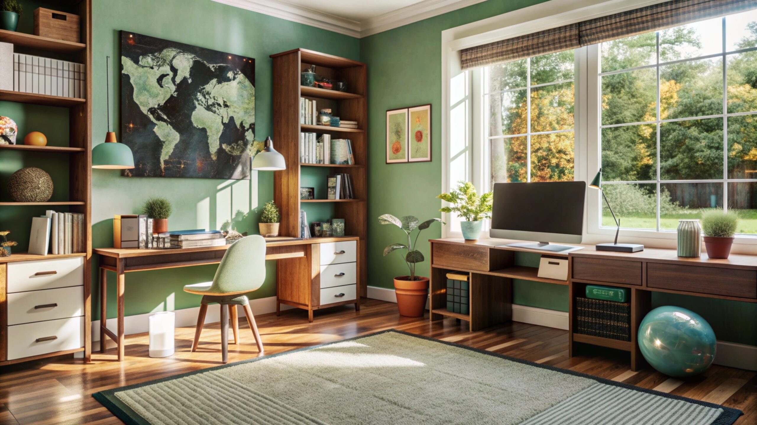 Children's study room at home