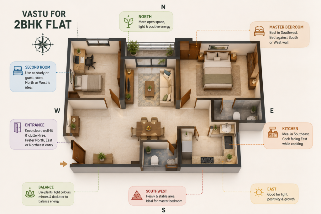 Vastu for 2BHK