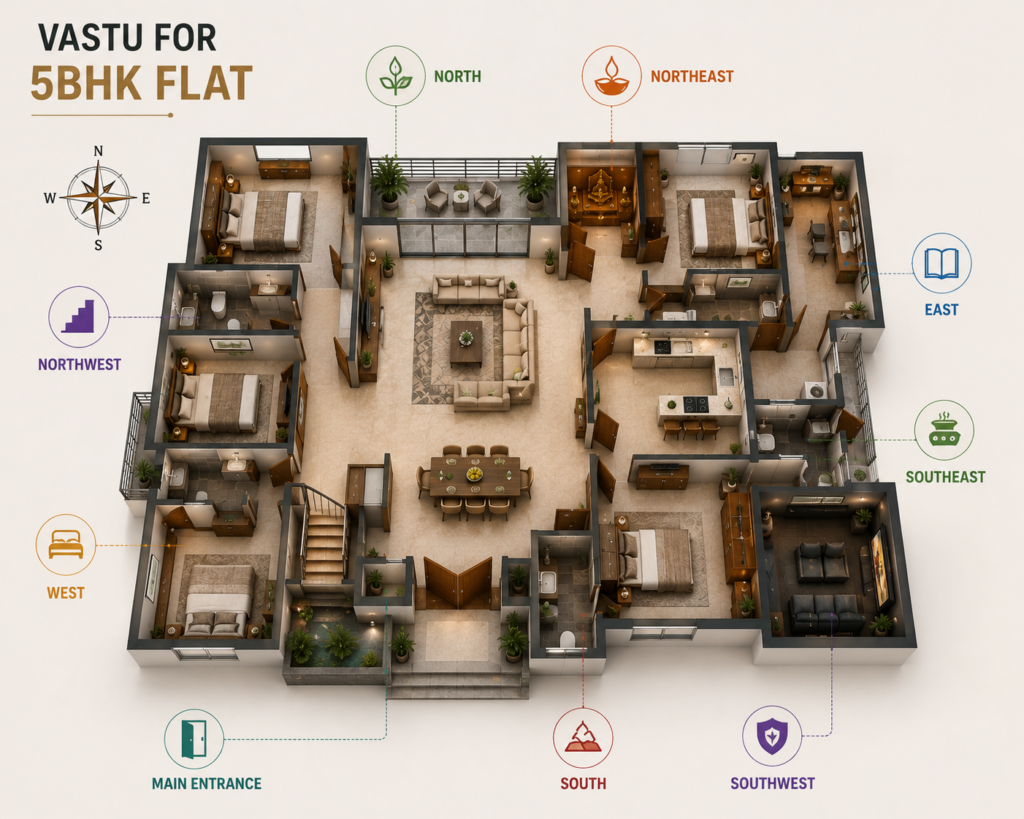 Vastu for 5BHK
